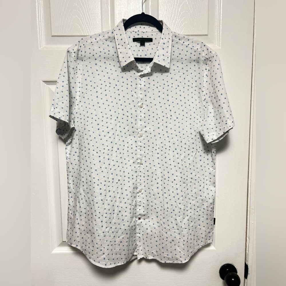 john varvatos star usa front button shirts for men Size L